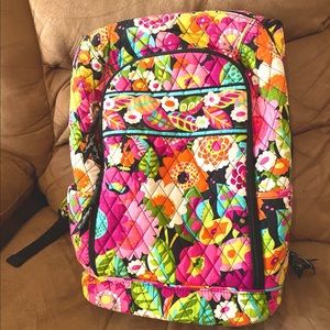 Vera Bradley Floral Laptop Backpack